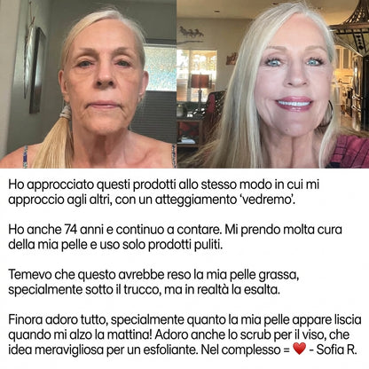 Il sistema completo per la pelle delle donne mature